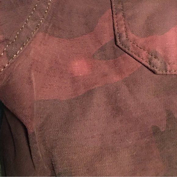 Free People Embroidered Scout Shorts Camo Floral - Picture 15 of 16